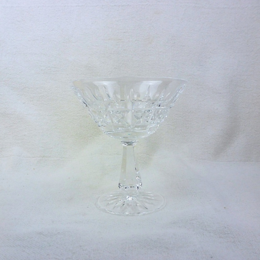 Waterford Crystal Lismore Champagne Coupe Tall Sherbet Glass‎ 4.5 inch Stemmed